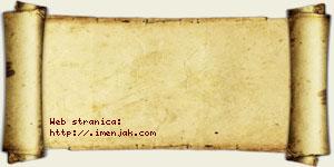 Miljana Ćorsović vizit kartica